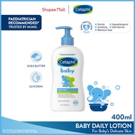 CETAPHIL BABY Daily Body Lotion 400ml with Shea Butter & Sunflower Seed Oil [Gentle & Hypoallergenic