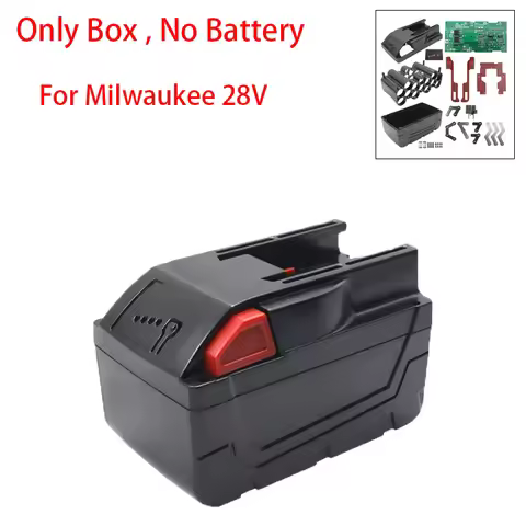 Suitable for Milwaukee 28V Electric 48-11-2830 M28 Lithium-ion Batteries Plastic Case PCB Charging P