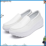 Tiptop Kasut Jururawat Putih Nurse Slip Buckle Flat Shoes Nurse White Shoes  kasut platform