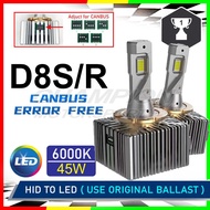 D8S D8R HID to LED High Quality 45W Xenon Canbus Free Headlight Bulb