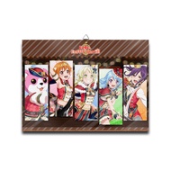 KAYU Wooden Wall Poster anime GROUP MEMBER HELLO HAPPY WORLD ALT - BANG DREAM! 100% MDF