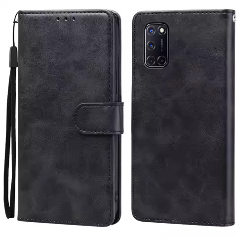 For OPPO A52 A72 A92 Case Silicone TPU Soft Leather Wallet Case For OPPO A72 A52 A 72 52 92 OPPOA72 