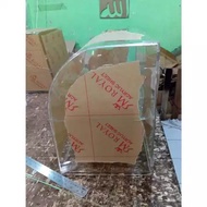 Custom Curved Acrylic Cake Display Case LxWxH 40x30x30cm