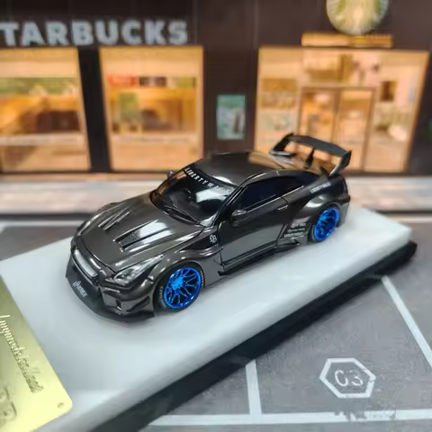 MC 1:64 LB GTR R35 35GT-RR Racing Sports Model Diecast Car Model