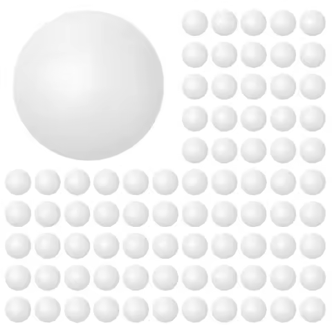 B48B-200Pcs Ping Pong Balls 40Mm Beer Balls Bulk Washable Small Game Balls For Carnival Pool Games P