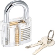 Fashion Brand Supreme Transparent Lock Head Acrylic Copper Core Accessories Key Lock Backpack Pendan