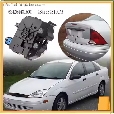 Trending 6S4Z5443150C 5 Pins Trunk Tailgate Lock Actuator For Ford Focus Hatchback 2000-2007 Focus S