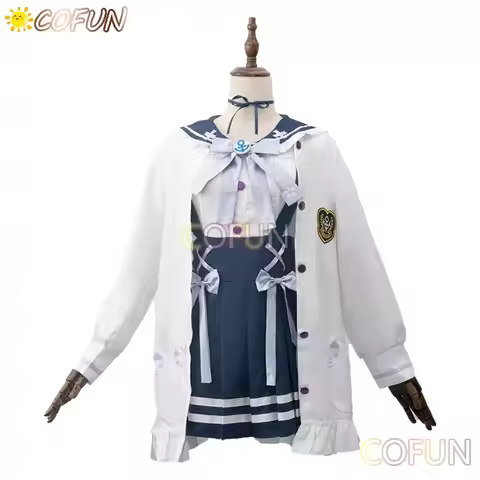 COFUN Vtuber Minato Aqua JK Clothing Cosplay Costume Halloween outfits Women Animation Game Clothing