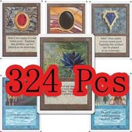 324ชิ้น Black Core Cards P9 Dual Land Fetch Land Shock Lands Proxy Cards