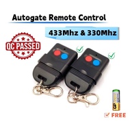 AutoGate Remote Control 433Mhz / 330Mhz Frequency