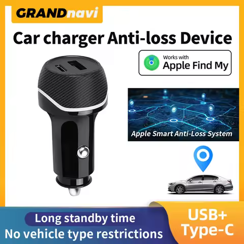 30W Car Charger USB Type-C GPS Locator Anti-Loss Universal For IOS Apple Find My For iPhone Phone Ch