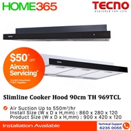 Tecno Slimline Cooker Hood 90cm TH 969TCL