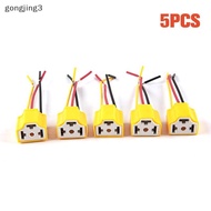 gongjing3 5PCS Car Headlight Ceramic Socket H4 Ceramic Plug High Temperature H4 Socket th