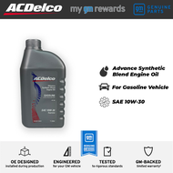 AC Delco Advance Synthetic Blend Engine Oil 10W30 (1L/4L) API SM for Gasoline Vehicles