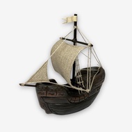 SOLO歐洲家居-手工陶瓷 歐式帆船擺飾 15cm