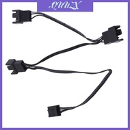 QUU Enhances Cooling Systems 4Pin PWM Fan Splitter 4Pin PWM Fan Splitter Cable 1 Female To 3 Male Co
