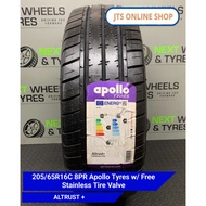 205/65R16C 8PR Apollo Tyres ALTRUST+ w/ Free Stainless Tire Valve