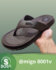 Amigo Men Slippers 8001v | Durable Anti-Slip Sandal | Casual Flip Flops (8001v)
