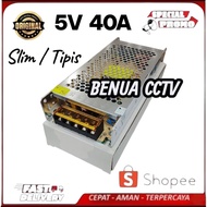 Running Text 5 Power Supply 40 Ampere Slim Model 5v 40a