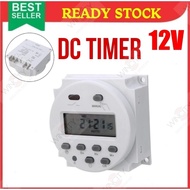 WSS DC 12V Digital timer DC /AC 12V 16A LCD display programmable timer Timer Time Switch Relay