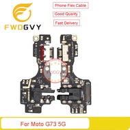 USB Charging Board For Moto G73 5G Dock Connector Charger Port Plug Flex Cable