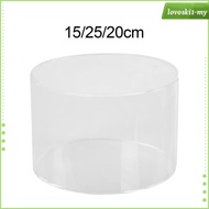 [LovoskibcMY] Clear Acrylic Cake Stand Cake Riser Cake Tier Cake Round Display Cylinder