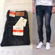 CELANA JEANS PULL&BEAR PRIA NAVY THIN BROWN PRIA PULL AND BEAR PNB PULLANDBEAR PULL & BEAR BIRU TUA 