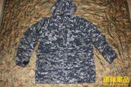 ◎環球軍品◎USN 美國海軍公發 NWU TYPE I Goretex Parka 數位海洋防水風衣