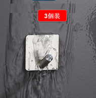 全城熱賣 - 3個不銹鋼掛鉤 睡房衣櫃衣服掛鉤 浴室廚房毛巾掛鉤 免鑽牆【斜鉤】#KHH