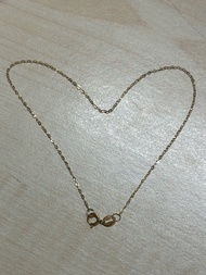 Anklet 腳鏈 18k au750 金 gold 22cm 1mm 韓式 Korean style