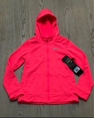 [全新] Nike 童裝螢光粉紅色運動外套 Jacket (童裝M size 137-147 cm)