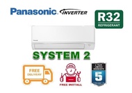 Panasonic [R32] System 2 aircon + FREE Dismantled &amp; Disposed Old Aircon + FREE Install + Workmanship Warranty + FREE BONUS $100 Voucher