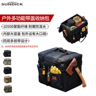 Mountain Guest Outdoor Pot Set Gas Tank Anti-Collision Picnic Bag Tableware Storage Bag Open Box Cam