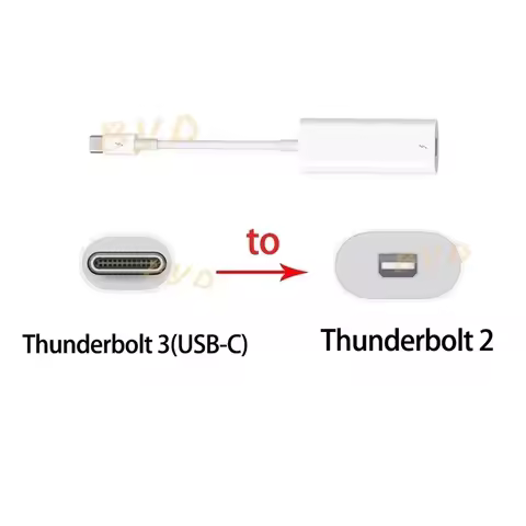 For Macbook Pro Air Display Mac mini Mac Pro Thunderbolt 3 USB-C to Thunderbolt 2 Adapter Converter 