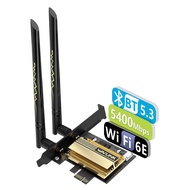 WAVLINK Card mạng AX5400Mbps WiFi 6E PCIe Bộ điều hợp không dây AX210 ba băng tần với Bluetooth 5.3 