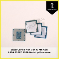 Intel Core i5 6th Gen & 7th Gen 6500 6500T 7500 PC Processor LGA1151 Used CPU Desktop