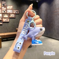 Gantungan Kunci Tung Tung Sahur Anomali Silikon Figure Karakter Keychain Tralalero Tralala Ballerina