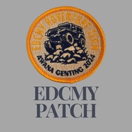 EDCMY ADVENTURE TEAM (EAT) EVENT PATCH EMBROIDERY