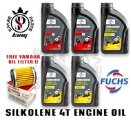 FUCHS SILKOLENE PRO 4 10W50 15W50 COMP 4 10W40 15W50 2T 4T ENIGNE OIL MINYAK HITAM FULLY ESTER 1L