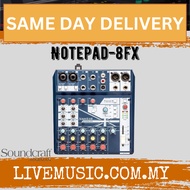 Soundcraft Notepad-8FX Mixer with Effects ( Notepad8FX / Notepad 8FX )