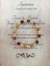 ʚ(圓的兔几)ɞ   串珠手環 ๑戈壁瑪瑙