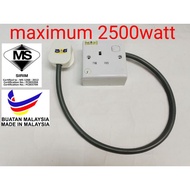Heavy Duty 2500watt Extension Trailing socket 2gang 3gang 4gang 5gang
