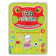 Book - 178 stickers (book 3) mathematical thinking IQ EQ CQ (3-4 years old)
