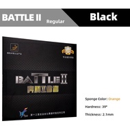 729มิตรภาพชุดยางลายกีฬาปิงปอง Battle 2 Series Packy มืออาชีพ Pong-In Pong Rubber สำหรับระดับกลางและร