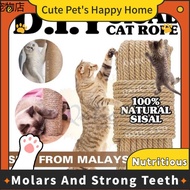 Pet nest ◈DIY Sisal Rope Cat Tree Scratching Post Climbing Replacement Sharpen Claw (Tali Cakar Kucing)✼