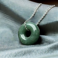 【願‧平安】冰糯綠翡翠平安扣吊飾 | 天然緬甸玉翡翠A貨 | 送禮