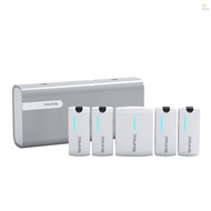 7RYMS iRay DW40 4-Channel Mini Wireless Microphone Mono/ Stereo 200M Transmission Range AI Noise Red