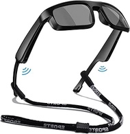 Smart Glasses, Polarized Bluetooth Sunglasses with Built-in Mic & Speakers, Open Ear, Voice Assistan