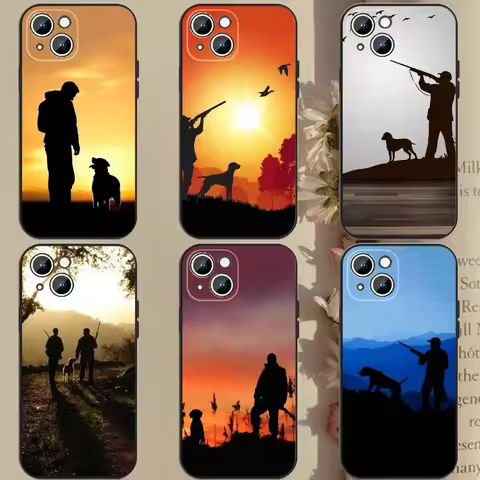 Hunter Dog Hunting Phone Case Phone Case For Apple iPhone 15,14,13,12,11,XS,XR,X,8,7,Pro,Max,Plus,mi