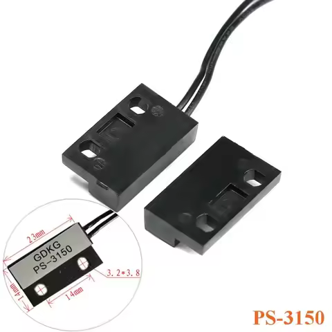 1-10pcs PS-3150 Reed Switch Sensor PS3150 Normally Open NO Proximity Magnetic Door Window Contacts 3